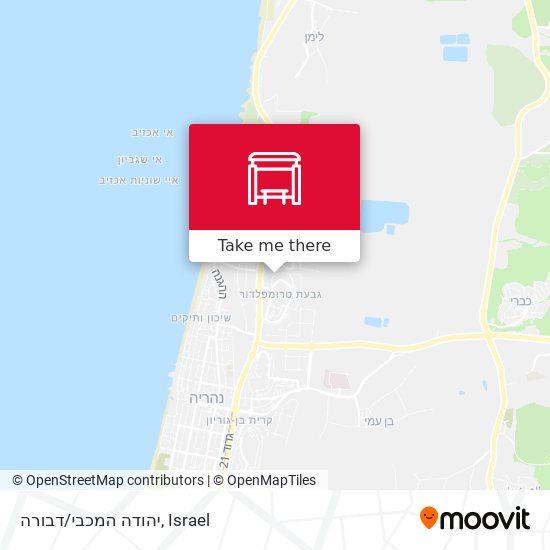 יהודה המכבי/דבורה map