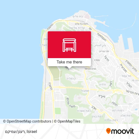 Карта רענן/עמיקם