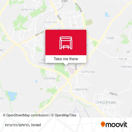 הרותם/הדגניות map