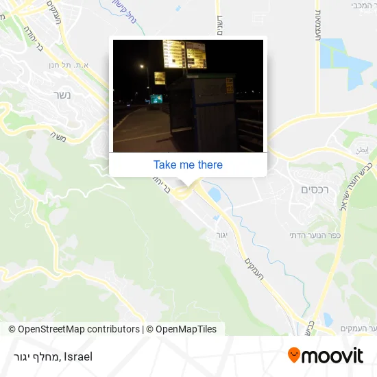 Карта מחלף יגור
