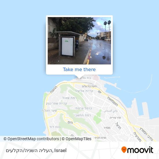 העליה השניה/הקלעים map