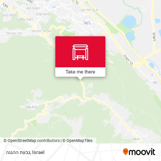 Карта גבעת ההגנה