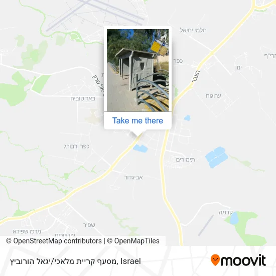 Карта מסעף קריית מלאכי/יגאל הורוביץ