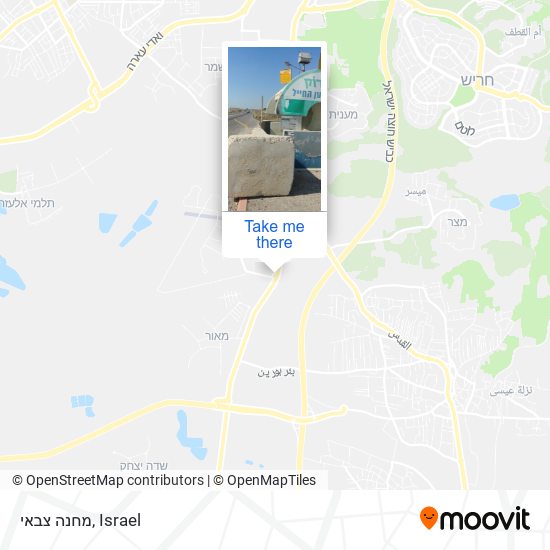 מחנה צבאי map