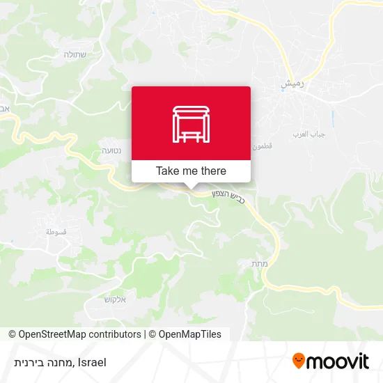 Карта מחנה בירנית