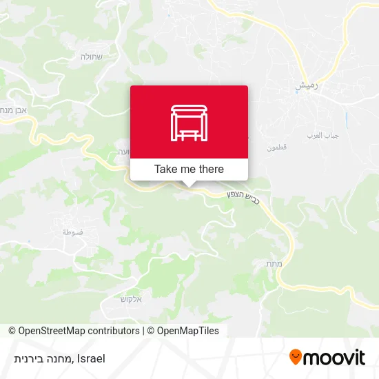 Карта מחנה בירנית