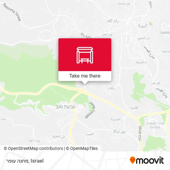 Карта מחנה עופר