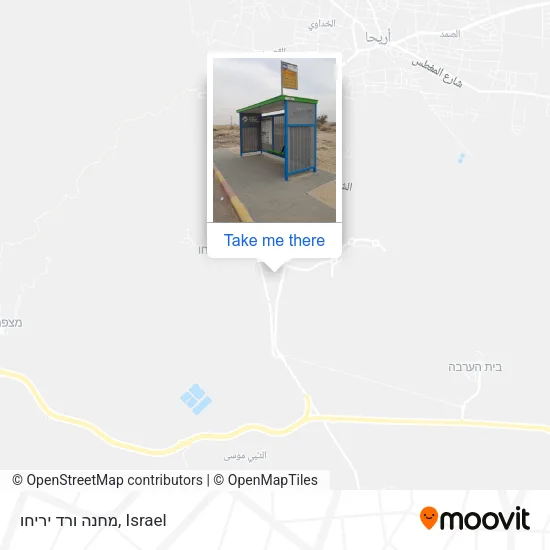 מחנה ורד יריחו map