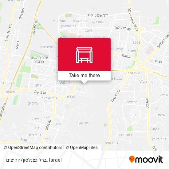 ברל כצנלסון/החיצים map
