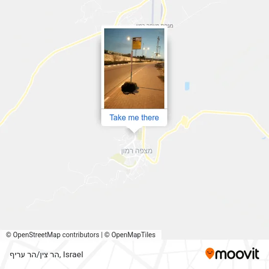 Карта הר צין/הר עריף