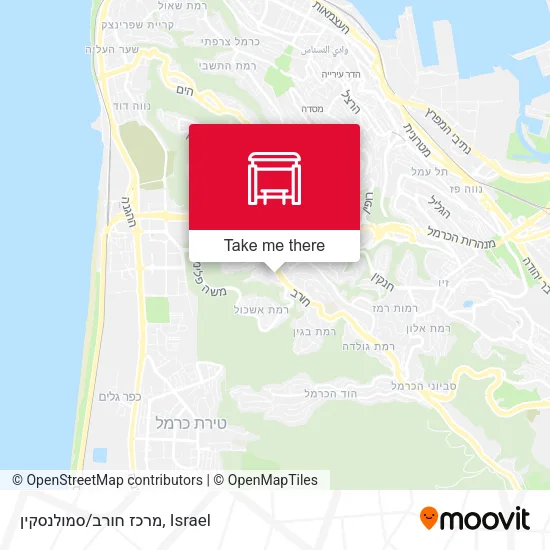 Карта מרכז חורב/סמולנסקין