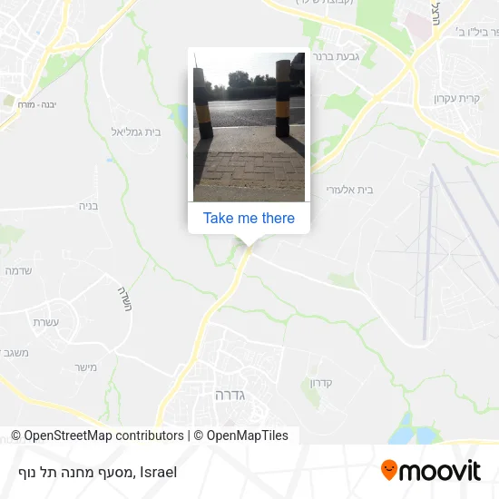 Карта מסעף מחנה תל נוף