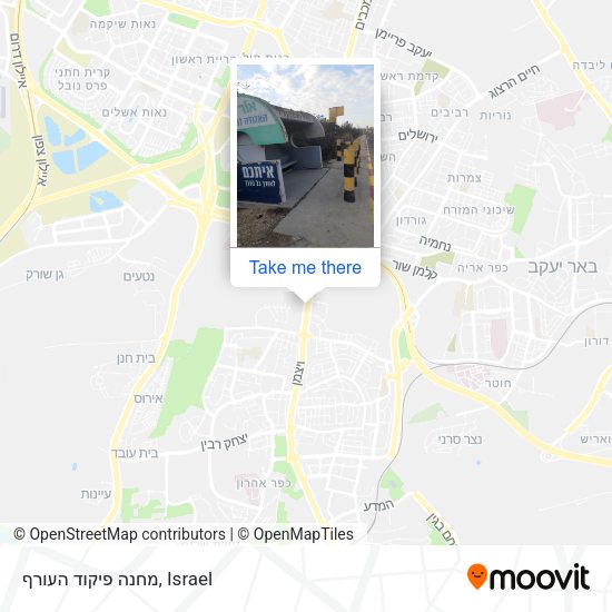 מחנה פיקוד העורף map
