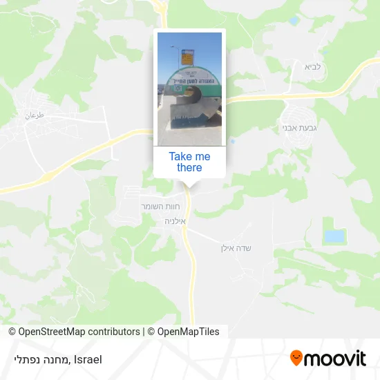 Карта מחנה נפתלי