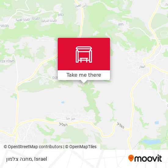 מחנה צלמון map