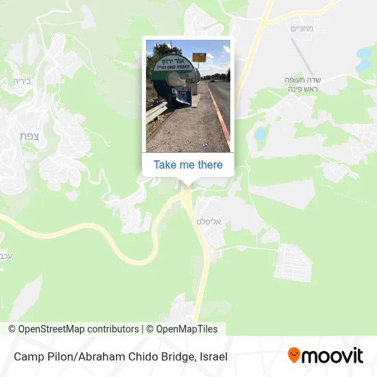 Camp Pilon / Abraham Chido Bridge map