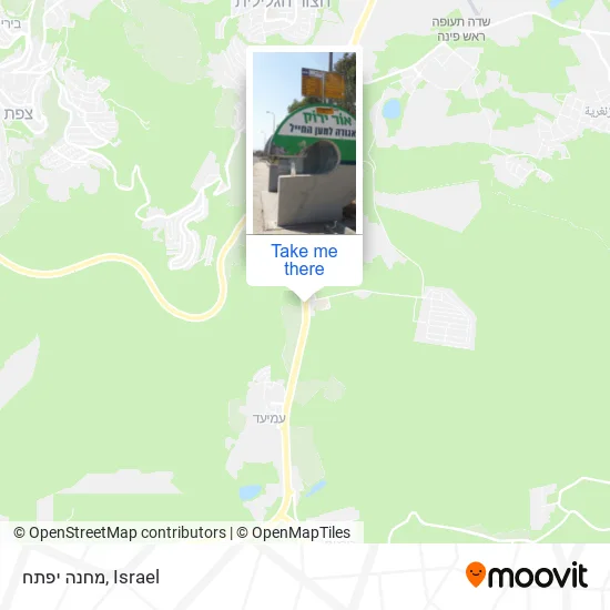 Карта מחנה יפתח
