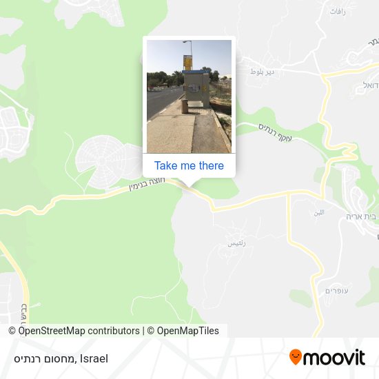 מחסום רנתיס map