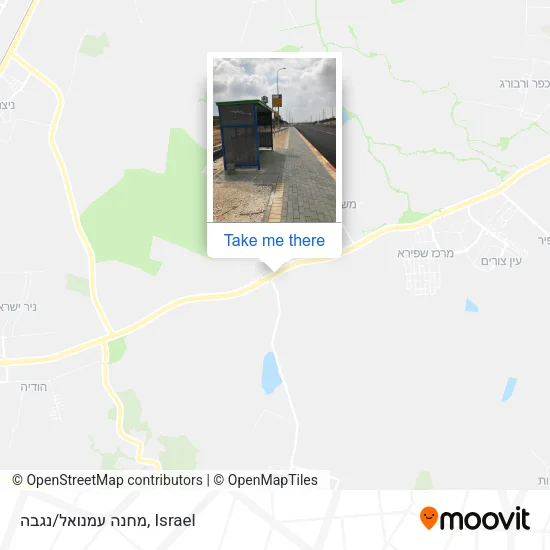 Карта מחנה עמנואל/נגבה