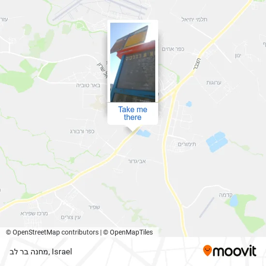 Карта מחנה בר לב