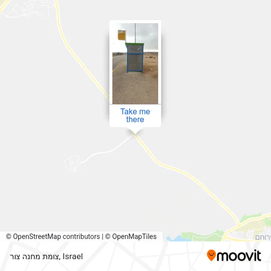 Карта צומת מחנה צור