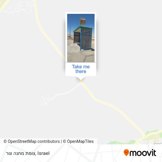 Карта צומת מחנה צור