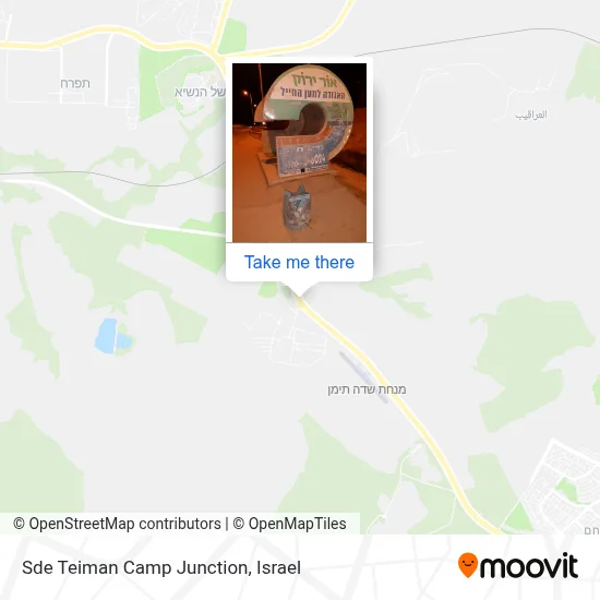 Sde Teiman Camp Junction map