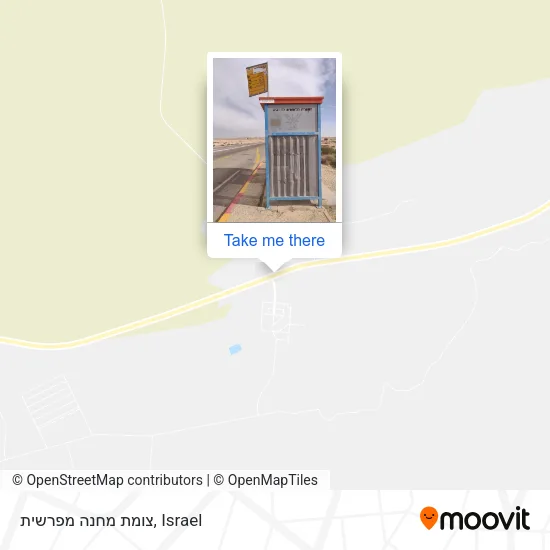 Карта צומת מחנה מפרשית