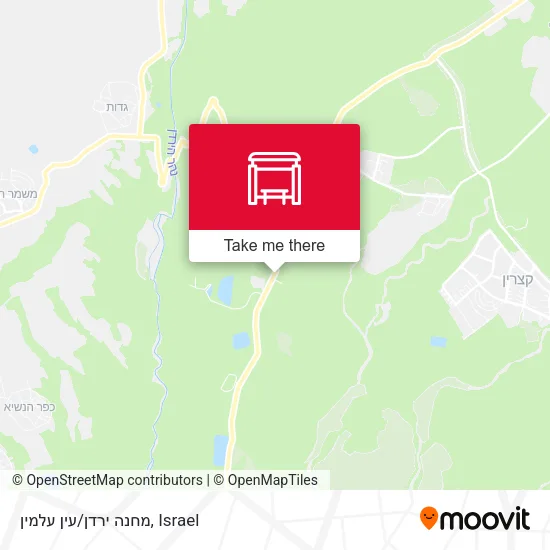 Карта מחנה ירדן/עין עלמין