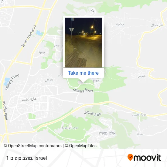 Карта מוצב צופים 1