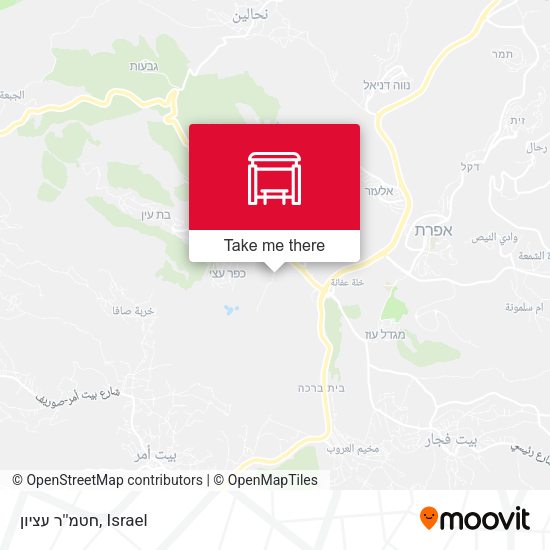 Карта חטמ''ר עציון