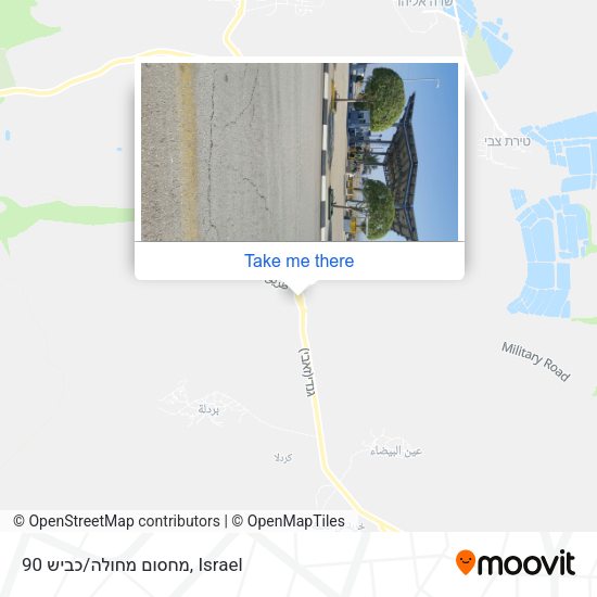 מחסום מחולה/כביש 90 map
