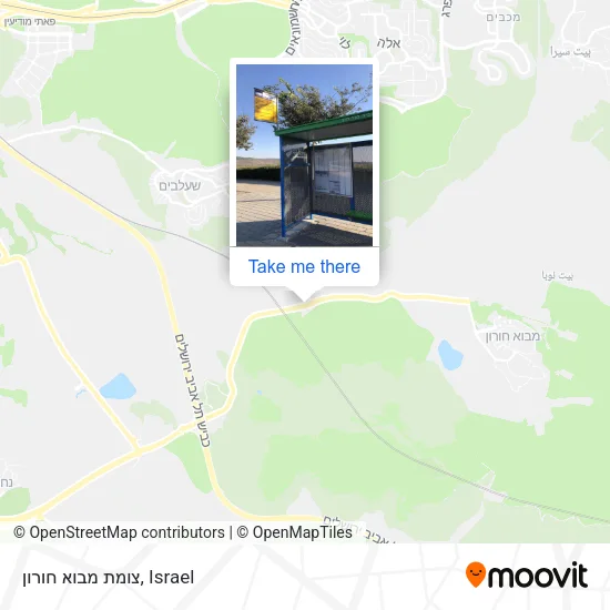 צומת מבוא חורון map