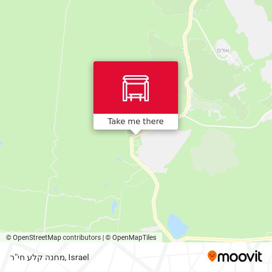 מחנה קלע חי''ר map