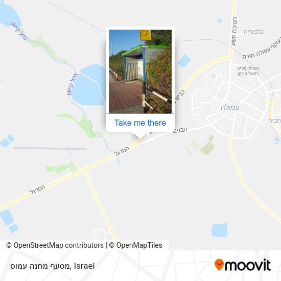 מסעף מחנה עמוס map