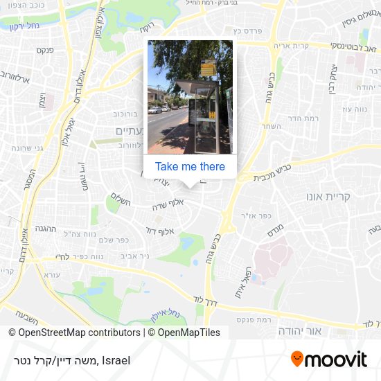 משה דיין/קרל נטר map
