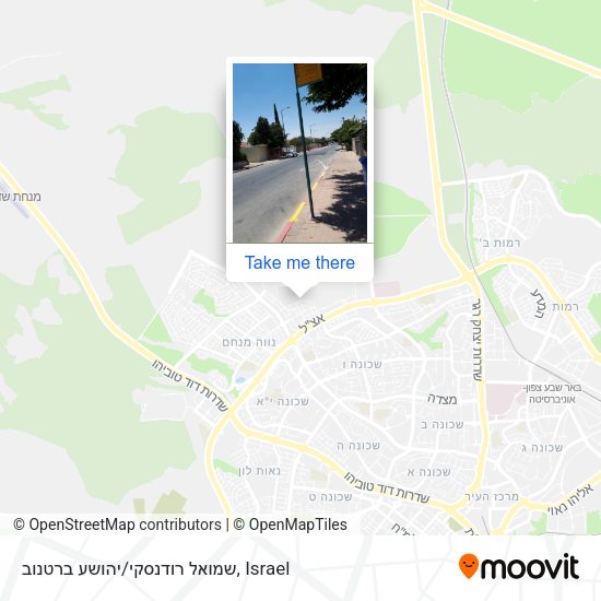 שמואל רודנסקי/יהושע ברטנוב map