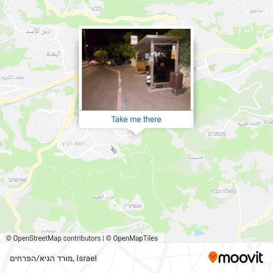 מורד הגיא/הפרחים map