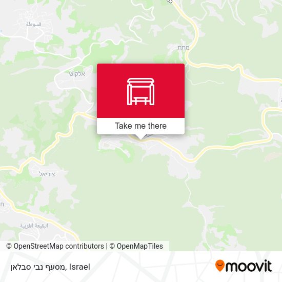מסעף נבי סבלאן map