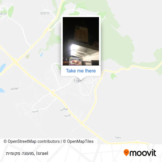 Карта מועצה מקומית