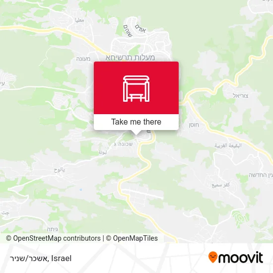 Карта אשכר/שניר