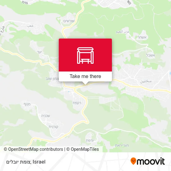 Карта צומת יובלים