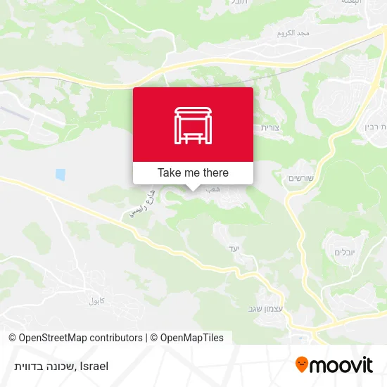 Карта שכונה בדווית