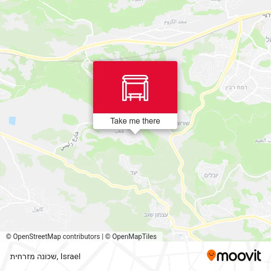 Карта שכונה מזרחית