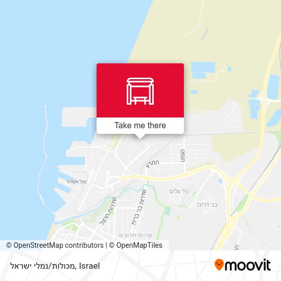 מכולות/נמלי ישראל map