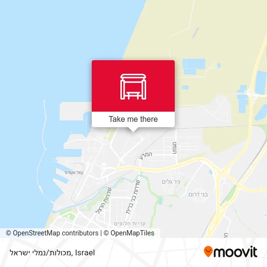 מכולות/נמלי ישראל map