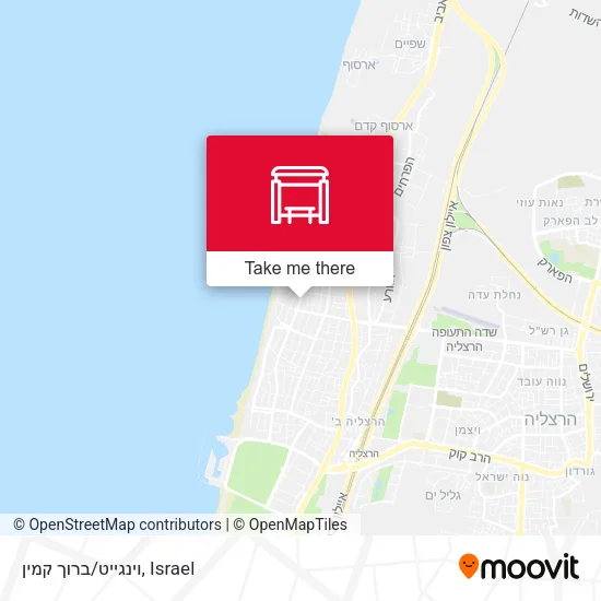 Карта וינגייט/ברוך קמין
