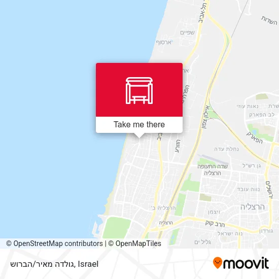 Карта גולדה מאיר/הברוש