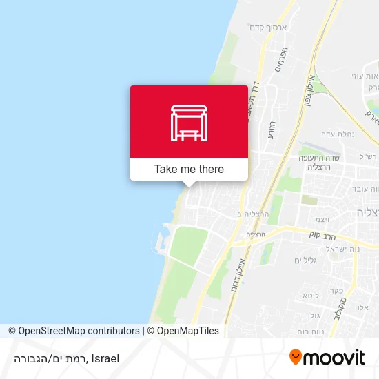 Карта רמת ים/הגבורה