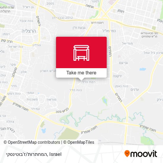 המחתרות/ז'בוטינסקי map